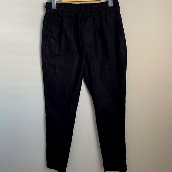 Only & Sons Men's Linus Tapered Cropped Linen Mix Pants Size Small - Picture 1 of 11